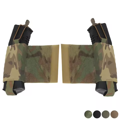 FCPC V5 V2 Side Utility Pouch Elastic Radio Holder Shock Cord Fixation Mag Storage for Plate Carrier