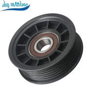 Serpentine Belt Idler Pulley 807757T For Mercruiser 4.3L 5.0L 5.7L 350 mag v6 v8 Stern Drive 807757T