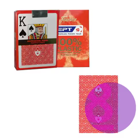 Marked Cards For UV Contact Lens Anti Cheating Playing Card Invisible Ink Poker Fournier EPT Board G