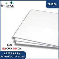 PROMO Akrilik putih susu 3mm lembaran / Akrilik lembaran 122x244cm