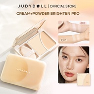[Newbie Friendly]JUDYDOLL 橘朵 Duo Brighten Highlighter Palette Matte Powder Cream Makeup Long-lasting