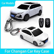 For Changan CS75 / EADO Appearance Styling Car Key Case 3 4 5 Button for CS35 Plus CS55 Plus CS75 Pl