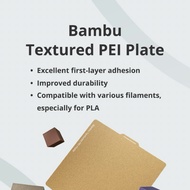 Bambu lab sheet textured Pei plate for H2D/H2S/H2c Bambu lab 3D printers