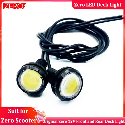 Original Zero Accessories Zero 12V Deck Front and Rear LED Light LED Light Bulb Deck Lamp for Zero 9