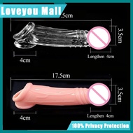 Crystal Robust G Spot Spike Penis Sleeve with Bolitas for Men Tight Slim Delay Ejaculation Condoms