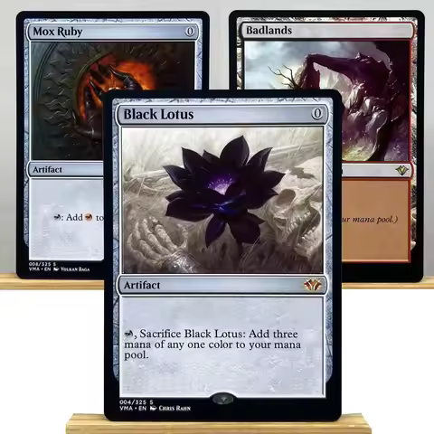 VMA CMM-02 TCG Cards for Home Play Proxy Power9 Dual Lands the Fetch Lands Mox Sapphire Emerald Blac