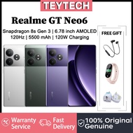 [Unlocked] Realme GT Neo6 Snapdragon 8s Gen 3 6.78 inches AMOLED 120W Fast Charging 5500 mAh Battery