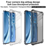 小米 Xiaomi 10S --- IMAK 全包防摔軟套-氣囊版 (四角加厚 TPU) 透明 手機軟套 保護殼 +送 透明保護膜 Mon貼 Shock-Resistant Case (Airbag 