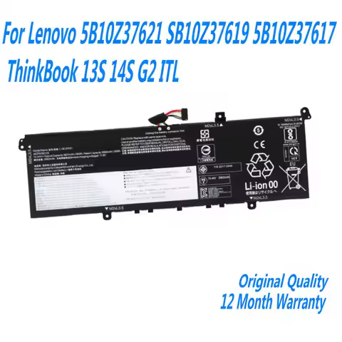 L19D4PDD L19M4PDD L19C4PDD Laptop Battery For Lenovo ThinkBook 13S 14S G2 ITL 5B10Z37621 SB10Z37619 
