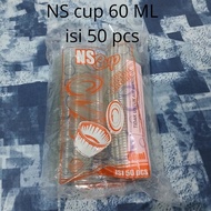Ns jelly sauce cup 60ml contains 50 pcs | Cup sauce | Jelly cup | Ns cup | Ns cup 60ml | Pudding cup