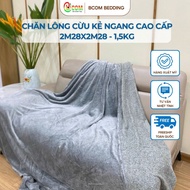 [BUY 3 GET 1 FREE]BCOM premium fleece blanket made in America, 4-season blanket type 1 without fluff