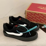[ SEPATU PREMIUM TERLARIS SEPATU GOKILL STORS ] - SEPATU VANS KNU SKOOL FULLBLACK HITAM POLOS SNEAKE