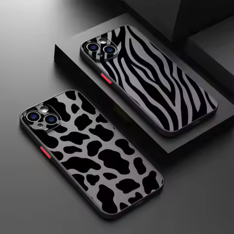 Leopard Phone Case for iPhone 16 Pro 11 12 Mini 13 14 Pro 15 Pro Max 7 8 Plus XR XS MAX funda