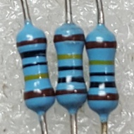 Resistor 1M ohm 0.25w metal film 1% 10pcs