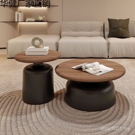Apartment Living Room B & B Coffee Table Coffee Table Nordic Cream Small Apartment Simple Round Styl