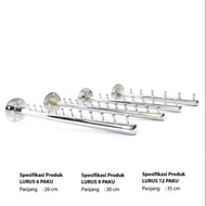 6-point wall flute, 9-point/ 12-point