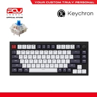 Keychron Q1 Knob Hot-Swap RGB Fully Assembled Black Frame - Gateron G Pro Blue
