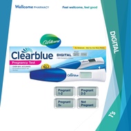 Clearblue Digital Pregnancy Test with Weeks Indicator - 1's