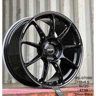 Rays Volk Racing New Rim (RS-GT090) 18” 5H120 Gloss Black +M