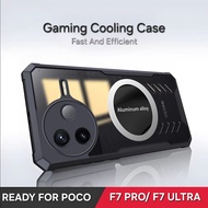 Casing poco F7 PRO F7 ULTRA Dual Vents Case Heat Dissipation Cover