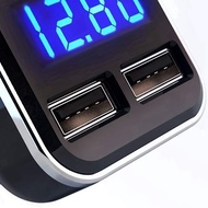 (OMAI) 4X Car Charger Volt Meter Car Battery Monitor with LED Voltage & Amps Display, for 11 / Xs ,G