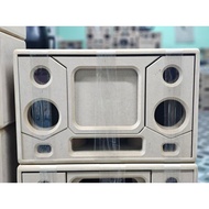 Flat Pass 8 Inches New Raw Work sub Size 8 1 Piece 4-Inch Midrange 2 Pieces 2hk Tweeters 2 Press 57 