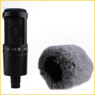 ROX Universal Microphone Outdoor Artificial Furry Windscreen Windshield For AT2020