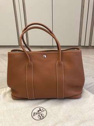 Authentic Hermes Garden Party 36 Gold