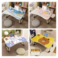 S/🔔Children's Study Desk Cartoon Table Household Small Table Bed Folding Table Generation Folding Table Study Desk Compu