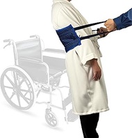 Padded Bed Transfer Care Slings - Sling Only — No Mechanical Lift Included (Azure)
