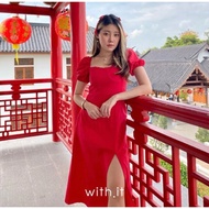 New Red Dress Chinese New Year With it store