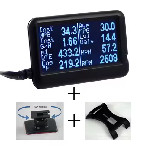 Mini UltraGauge EM Plus V1.4 Automotive OBD2 Car OBD Scanner Code For BMW Nissan Toyota Reader Gauge