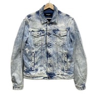 Dsquared2 SQUARE Jacket Size 4 Damaged denim blue Light Direct from Japan Secondhand
