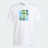 adidas Lifestyle Sportswear Photo Real Two-Tone Tee Men White HY1335