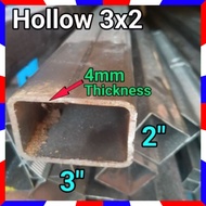 3"x2" (4mm Thickness) Besi Hollow Rectangular 1ft-7ft (BP1)