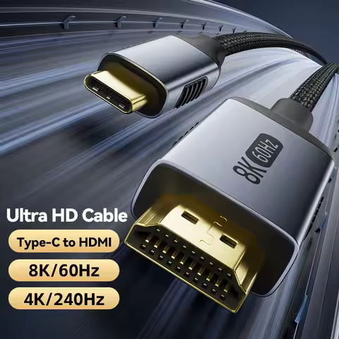 8K@60hz USB C to HDMI Cable Type C to HDMI 2.1 8K 4K@120hz 48Gbps HDR HDCP for Thunderbolt 4/3,iPhon