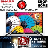 Led Digital TV 32 Inch Sharp Type: 2T-C32DC1 (Khusus Daerah Medan)