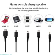 dreamedge13 Universal Charging Adapter Cable for NDSL WiiU New 3DS XL 2DS DsiXL for NDS GBASP PSP1000 Charger Cord Wire