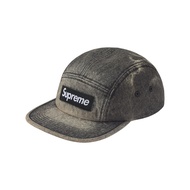 Supreme Denim Camp Cap Washed Black (FW25)