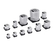 ((10 Pcs) Patch Aluminum Electrolytic Capacitor 10V 16V 25V 35V 50V 63V100uF SMD Patch Electrolysis