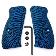 ด้ามจับกันลื่น G10 พร้อมสกรู Custom Tactics สำหรับ CZ 75/85 Compact CZ P-01 P100 C100 T100 PCR CZ 75