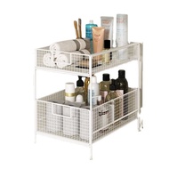 Pull-out Storage Rack Sink Pull-out Cabinet Household Cups Bowl and Dish Storage Rack Bathroom Drawer Pull-out Basket