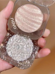 NOVO Chameleon Highlighter Powder Shiny Wet Look Diamond Fragrance Ginger Contour Palette Natural St