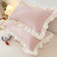 Pillowcase 48 X74cm 40x60cm Large Size Pillow Case 35X55cm Household Large Pillowcase Solid Color St