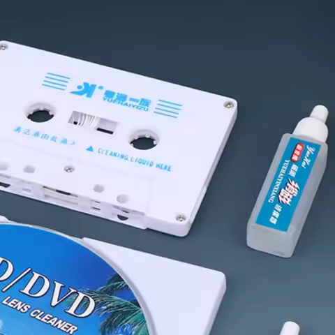 CD VCD DVD Player Lens Cleaner Audio Cassette Tape Head Cleaner Demagnetizer Audio Cassette Tape Pla