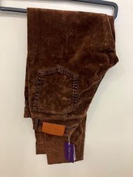 Ralph Lauren purple label 男裝麂皮褲