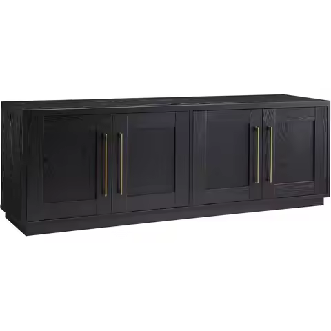 Tillman Recular TV Stand or TV's up to 80" in Black Grain | Recular, or TV's, in Black Grain