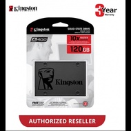 Kingston SSD A400 SATA3 2.5'- 7mm Height (120GB,240GB,480GB,960GB) SA400S37/120G
