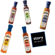 Encona Sauce 142ml - Louisiana Cajun Hot / Original Hot Pepper / Moroccan Harissa Marinade - BG