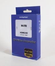 Converter AV rca to hdmi Converter android tv box ke tv tabung